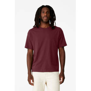 T-shirt en coton épais de qualité supérieure respirant ajusté Logo personnalisé T-shirt surdimensionné lourd en coton épais vierge T-shirt à épaules tombantes - Product Image 3