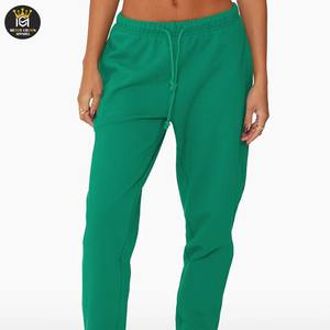 Pantalons de survêtement pour femmes en toile antibactérienne, hiver, plats, 2025, nouveaux modèles personnalisés, 100% coton, haute qualité, logo personnalisé, service OEM - Product Image 5