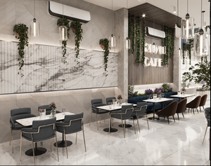 Comptoir de café-<span class=keywords><strong>boutique</strong></span> en pierre artificielle blanche Comptoir de café-<span class=keywords><strong>boutique</strong></span> de thé à bulles Comptoir de bar - Product Image 5