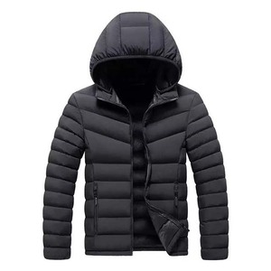 Veste d'hiver pour homme personnalisée 2026, veste décontractée de rue pour homme, veste d'hiver, veste matelassée coupe-vent avec capuche - Product Image 3