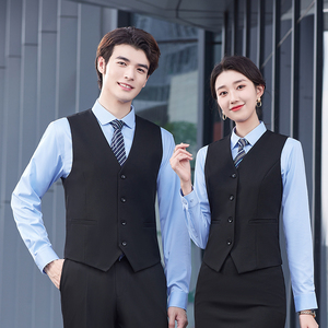 Uniforme d'hôtel <span class=keywords><strong>de</strong></span> haute qualité pour employés d'hôtel étoilés, personnalisé pour le personnel d'entretien ménager, la réception, le portier, veste en tricot, gilet d'uniforme d'hôtel - Product Image 6