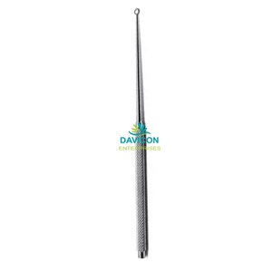 Curette auriculaire manuelle DAVICON DE-021033 certifiée CE, instrument chirurgical en acier inoxydable de haute qualité, procédures de classe I - Product Image 3