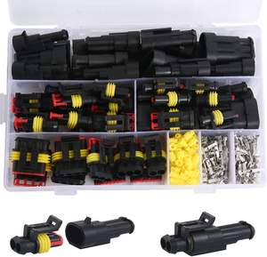 352 pièces Connecteurs étanches IP68 pour voiture PCB FPC Câble électrique Kit de connecteurs 1/2/3/4 broches Bornes Faisceau de câblage Prise - Product Image 1