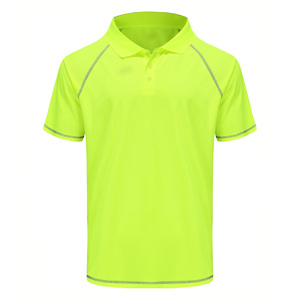 Camisas de trabajo para hombre, top de uniforme de algodón de manga corta con opciones de bordado personalizado para marca comercial - Product Image 1