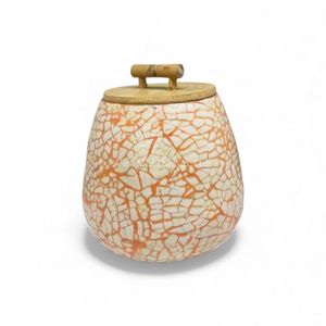 Jarrón de Laca Hecho a Mano al por Mayor, Contenedor Decorativo para Almacenamiento en el Hogar, Cocina, Mesa, Baño y Uso Diario - Product Image 2