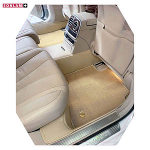 Luxury <b>Accessories</b> for Cars Wholesale ODM Nano Carbon Leather Car Mats Custom Car Floor Mats Mercedes Benz S-Class Full Set - Product Image 6