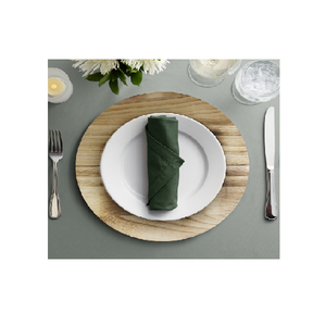 Gran oferta de forma redonda de madera maciza para placa de cargador, tamaño personalizado, característica ecológica, precio a la venta - Product Image 5