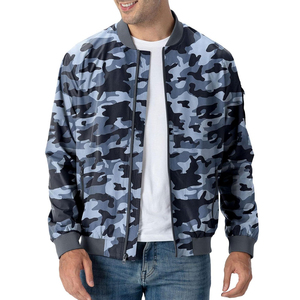 Chaqueta Bomber de Lona Personalizada de Alta Calidad para Hombre - Impresión por Sublimación, Acolchada, de Secado Rápido, Transpirable, Estilo Urbano - Product Image 1