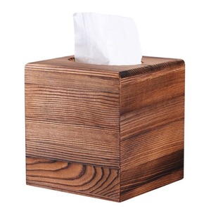 Caja de pañuelos de madera elegante, servilletero y dispensador de la más alta calidad para uso doméstico, servilletero decorativo de mesa elegante - Product Image 1