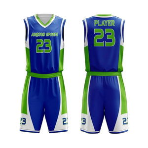 Uniforme de baloncesto de ropa deportiva hecho en poliéster con diseño impreso personalizado - Product Image 3
