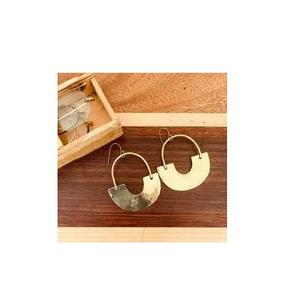 Best Selling Women Jewelry Exquisite Design Brass Earrings Newly Design 100% Best Quality Brass Earring Madan Design Hot Sale - Product Image 4