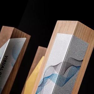 2025 Factory Price Elegant Fusion Acrylic and Wood <b>Trophy</b> A Distinctive Award for Excellence - Product Image 3