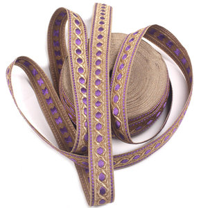 Cordón Ceremonial, Trenza de Encaje Ceremonial, Adornos, Cintas, Trenzas, Cordón de Hilo Metálico - Product Image 1