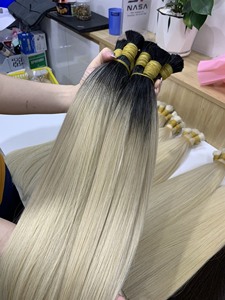 Venta caliente cabello a granel todos los colores 100% cabello humano virgen Vietnamesse cutícula alineada cabello - Product Image 5