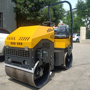 Construction <b>Machinery</b> 2ton 3ton 4ton 5Ton Diesel or Gasoline Mini Compactor Road Roller Ride on Asphalt Roller with Rubber <b>Tyre</b> - Product Image 6