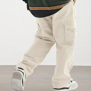 Pantalon cargo sport ample pour homme, à la mode, personnalisable, léger, respirant, coupe-vent, décontracté, taille mi-haute, élastique - Product Image 4