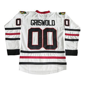 Camiseta de hockey sobre hielo con logotipo personalizado 100% poliéster transpirable de secado rápido antibacteriano de alta calidad nuevo diseño servicio OEM 220g - Product Image 3