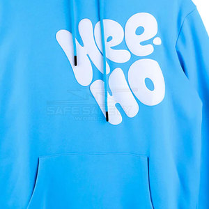 เสื้อสเวตเตอร์มีฮู้ดผ้าขนแกะลายพื้นสำหรับผู้ชายเสื้อสเวตเชิ้ตพิมพ์ลายพัฟสำหรับฤดูหนาวมาใหม่ - Product Image 4