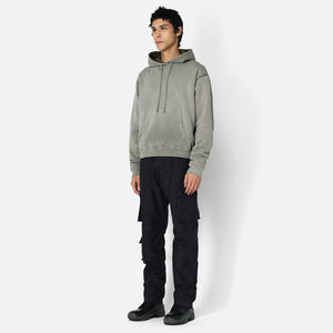 400 Gsm personnaliser coton graphique hommes écran bouffée impression en détresse poids lourd lavage à l'acide fabricants surdimensionné sweat à capuche personnalisé - Product Image 3