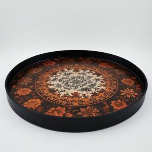 Plaque de charge Art déco légère en fer à poussière de perle avec des particules scintillantes douces pour une table de fête de mariage élégante - Product Image 5