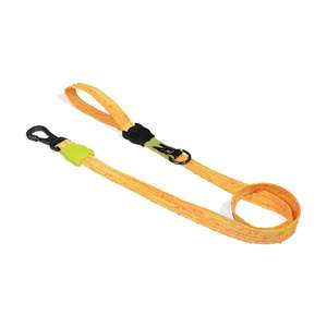 Laisse pour chien réglable, moderne et classique, à dégagement rapide, durable, avec collier lumineux, pour chien, échantillon gratuit, imprimé uni, laisse en corde tressée - Product Image 2