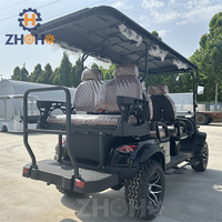 Voiture tout-terrain de luxe 6 places 48V 4KW à prix abordable, idéale pour les plages, les terrains de golf, les parcs