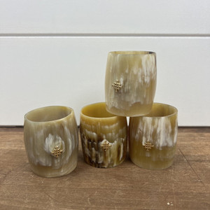 แหวนรองผ้าเช็ดปากเขาควายแท้และวัวฮอร์นแท้มีเอกลักษณ์ - Product Image 3