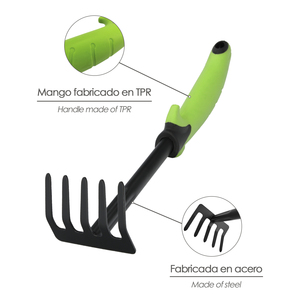 Rastrello da Giardino a 1 Mano con Manico in TPR - Product Image 3