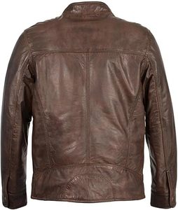 Veste en cuir de mode d'hiver pour hommes la plus vendue sur mesure avec un nouveau tissu teint en état de haute qualité traité - Product Image 2
