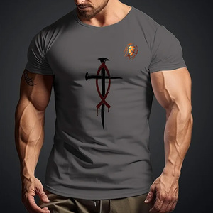 ขายส่งที่กําหนดเองพิมพ์ธรรมดาเปล่า 100 ระเหิด 100% โพลีเอสเตอร์ผู้ชาย T เสื้อสําหรับ Unisex รูปแบบระเหิดเสื้อยืด - Product Image 5