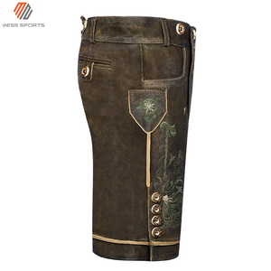 Nouveaux shorts MESS SPORTS pour hommes 2024, Lederhosen allemands traditionnels, personnalisés, respirants, à séchage rapide, avec cordon de serrage - Product Image 5
