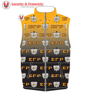 Sigma Gamma Rho personnalisé sororité et fraternité grec lettré gilet bouffant sororité femmes SGRHO gilet matelassé - Product Image 1