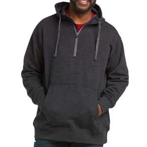 Venta al por mayor Personalizar Hombres Premium Athletic Fit Heavyweight Quarter Hoodies Sudaderas de tela transpirable - Product Image 6