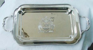 Designer Brass Rectangle Food Serving Trays Stylish and Durable Customised Rectangle Oval <b>bar</b> Hotel Restaurant Home Serving Tray - Product Image 2