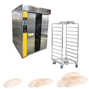 Horno de pan de panadería, 32 bandejas, fácil de usar, certificado Iso, horno rotatorio con carro Altuntop, horno Industrial, pan hecho en Vietnam - Product Image 1
