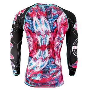 Chemise de compression à manches longues pour hommes, vêtements de sport à séchage rapide, couche de base, haut pour l'entraînement en salle de sport et MMA - Product Image 3