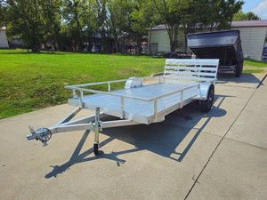 Remolque Utilitario de Aluminio de Plataforma Baja 6x12 con Eje de 3500 lb y Carga Útil Máxima de 2001-3000 kg - Product Image 2