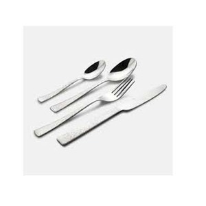 Stainless Steel <b>Gold</b> Polished Silverware Set Designer Customize Cutlery With Grey Amazing Long <b>Rectangular</b> Handle - Product Image 3