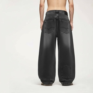กางเกงยีนส์ทรงหลวมสำหรับผู้ชายแห้งเร็วดีไซน์ใหม่ล่าสุดสไตล์ยอดนิยมกางเกงยีนส์สำหรับผู้ชายกางเกงคาร์โก้ทำจากปากีสถาน - Product Image 2