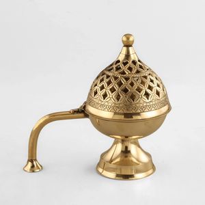 Incienso Bakhoor Religioso Árabe del Medio Oriente de Nuevo Diseño, Sándalo, Hecho a Mano, Quemador de Latón Orgánico Duradero y Portátil - Product Image 2