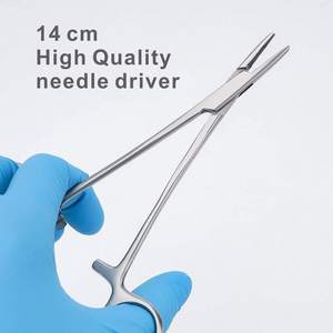 ชุดเย็บแผลสำหรับนักเรียนชุดทางการแพทย์พร้อมคีมและกรรไกรแบบเข็ม - Product Image 3