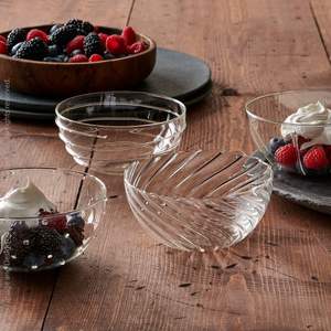 Modern Style Clear Glass Round Shape Serve Bowl With <b>Crabs</b> Design Excellent Quality for Serving - Product Image 5