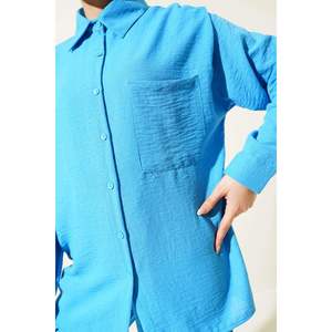 Single Pocket Pullover Conjunto 2 Piezas Azul - Product Image 2