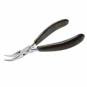 Alicates Profesionales de Punta Curva de Acero Inoxidable, Herramienta de Precisión para Joyería, Abalorios, Envoltura de Alambre, Manualidades y Reparaciones - Product Image 1