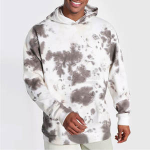 Sweat-shirts tie-dye décontractés légers, surdimensionnés, en coton et polyester de qualité supérieure, coupe basique, sweat-shirts tie-dye - Product Image 3