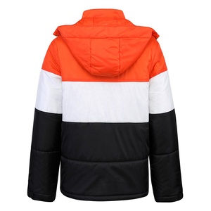 <b>Women</b> Long Sleeve Coat <b>Jackets</b> Hooded Detachable Zipper Color Block Warm Coat Lightweight Fashion Puffer <b>Jacket</b> - Product Image 2