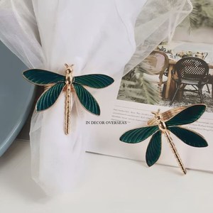 Anillos de Servilleta de Lujo con Diseño de Hojas, Chapados en Oro de Alta Calidad, Fabricados en Aluminio Fundido, Aspecto Atractivo, Forma Redonda, a un Precio Impresionante - Product Image 6