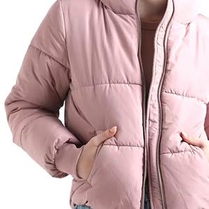 Vestes bouffantes coupe-vent pour femmes, vêtements de rue, tissu imprimé de couleurs unies, veste bouffante en coton pour femmes de taille XL - Product Image 6