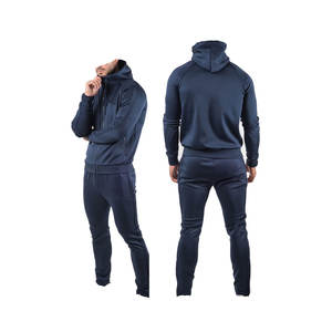 Prix de gros Survêtement pour homme 500 GSM 100% Coton, ensemble sweat à capuche et pantalon de survêtement uni, coupe oversize, épais et vierge - Product Image 1