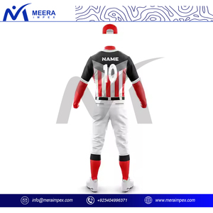 ชุดยูนิฟอร์มเบสบอลชายคุณภาพสูง เสื้อและกางเกงแบบกำหนดเอง ชุดทีม แห้งเร็ว ระบายอากาศได้ดี พิมพ์ลายแบบซับลิเมชั่น ไซส์ใหญ่ ป้องกันแบคทีเรีย - Product Image 4